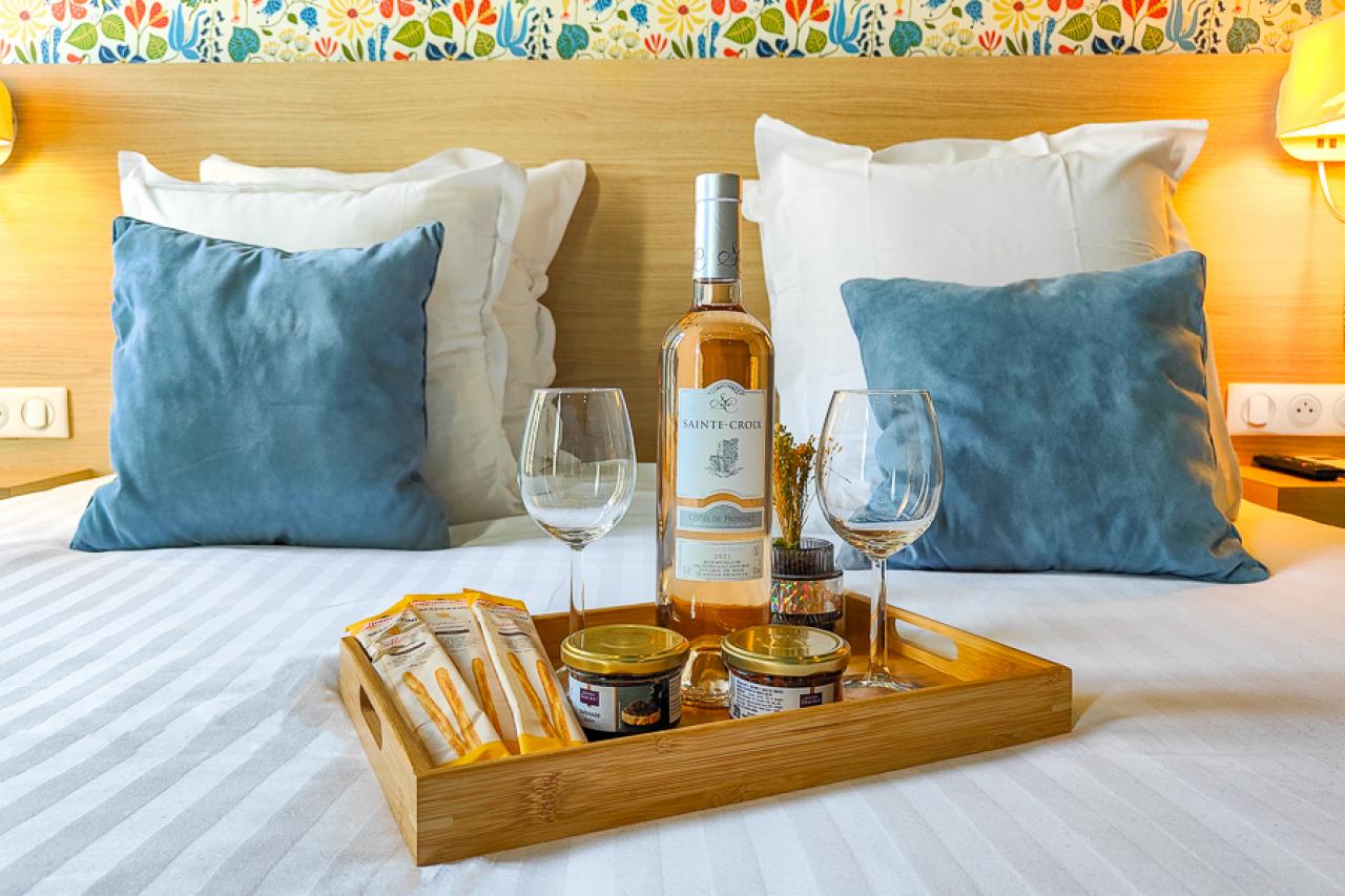 Hôtel du Centre Nice - vassoio per la colazione