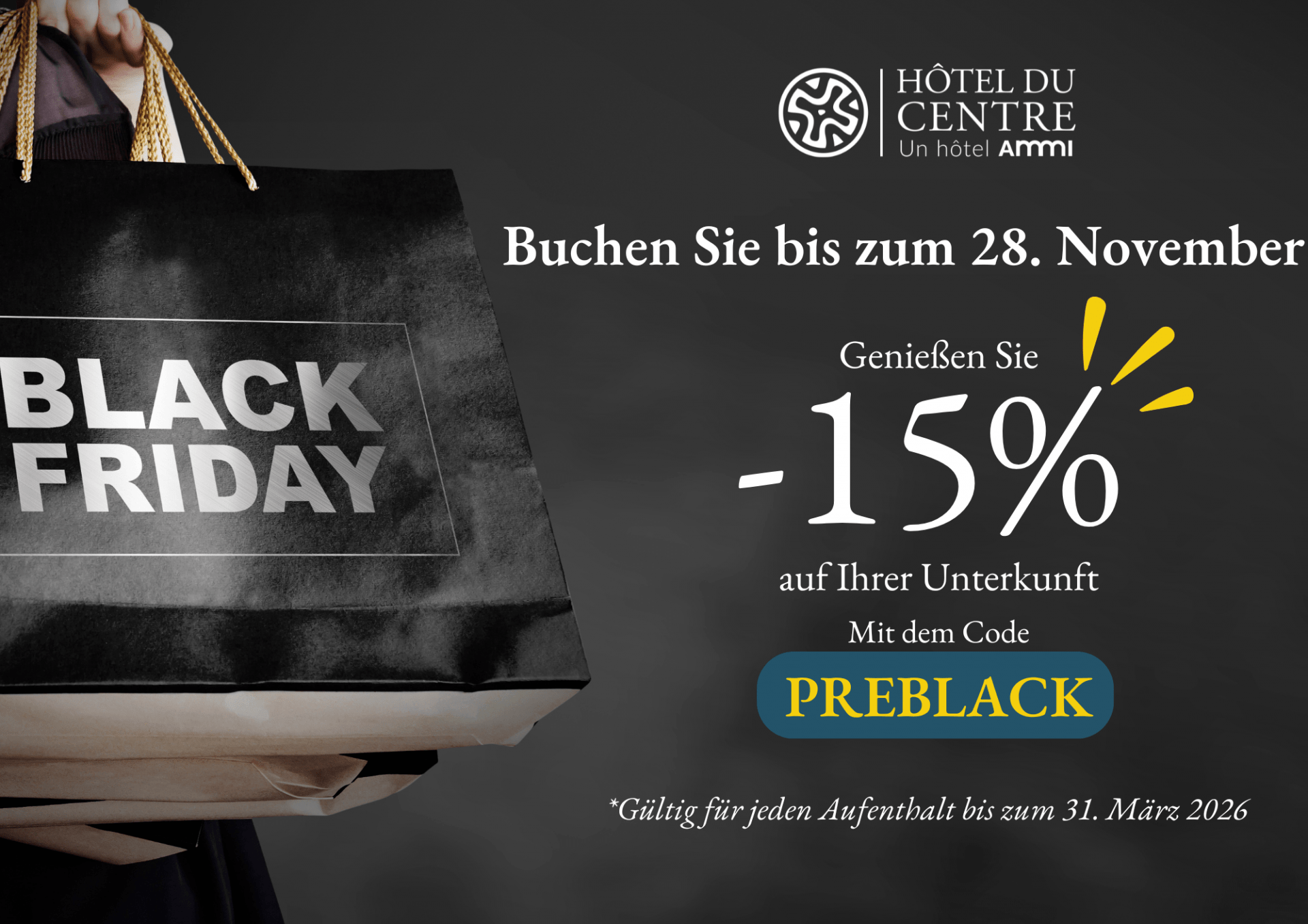 Hôtel du Centre - PREBLACK 2025